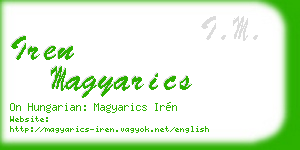 iren magyarics business card